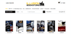 Desktop Screenshot of illusionbookstore.com